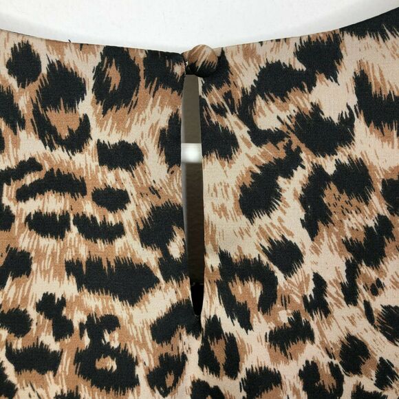 NEW Calvin Klein Multicolor Leopard Print Sleeveless Top Women's Sz. M - Picture 7 of 8